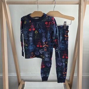 Hanna Andersson Organic Cotton Pajama Set w/ Disney 100th Anniversary Design